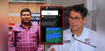 Chat inédito entre ministro Demartini y Carlos Guillén, vinculado al caso Qali Warma, mostraría cercanía entre ambos Chat inédito entre ministro Demartini y Carlos Guillén, vinculado al caso Qali Warma, mostraría cercanía entre ambos