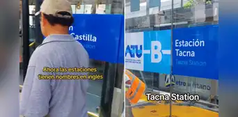 Estaciones del Metropolitano tienen nombres en inglés y usuarios comentan: "Que lo pongan en Quechua" Estaciones del Metropolitano tienen nombres en inglés y usuarios comentan: "Que lo pongan en Quechua"