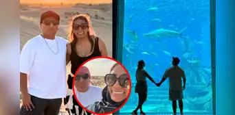 Jorge Luna y su esposa celebran su aniversario en impresionante viaje a Dubai: "Bodas de madera"