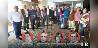 Apristas niegan a Nilo Burga, pero una foto los desmiente Apristas niegan a Nilo Burga, pero una foto los desmiente