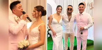 Leonard León se casa con Olenka Cuba tras 9 años juntos: la pareja se comprometió hace apenas 1 semana