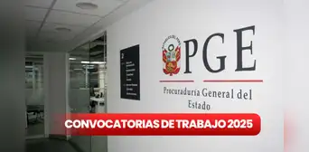 PGE anuncia convocatorias de trabajo CAS en Lima y regiones hasta 23 de enero con sueldos de hasta S/13.500 para técnicos y universitarios PGE anuncia convocatorias de trabajo CAS en Lima y regiones hasta 23 de enero con sueldos de hasta S/13.500 para técnicos y universitarios