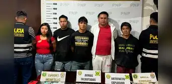 Policía Nacional desarticula banda criminal acusada de secuestro en Trujillo: pedían S/20.000 por liberar a mujer Policía Nacional desarticula banda criminal acusada de secuestro en Trujillo: pedían S/20.000 por liberar a mujer