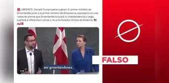 Primer ministro de Groenlandia no afirmó que sujetará a referéndum unirse o no a EE. UU. Primer ministro de Groenlandia no afirmó que sujetará a referéndum unirse o no a EE. UU.