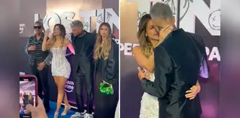 Peruana Milett Figueroa le da un tremendo beso a Marcelo Tinelli y calla los rumores de separación Peruana Milett Figueroa le da un tremendo beso a Marcelo Tinelli y calla los rumores de separación