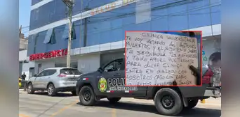 Extorsionadores difunden video de amenaza a clínica en Comas y exigen el pago de cupo: “Seguiremos derramando sangre” Extorsionadores difunden video de amenaza a clínica en Comas y exigen el pago de cupo: “Seguiremos derramando sangre”