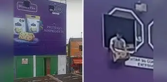 Trabajadores en Santa Anita lanzan cajas desde varios pisos y sorprenden en redes: “Los busca la NASA”
