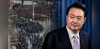 Seguridad de Yoon Suk-yeol, presidente suspendido de Corea del Sur, bloquea segundo intento de arresto en su contra