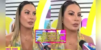 Pamela López reacciona a audio de su nana con el padre de Cueva: "A mí me dice que el padre de mis hijos la está coaccionando" Pamela López reacciona a audio de su nana con el padre de Cueva: "A mí me dice que el padre de mis hijos la está coaccionando"