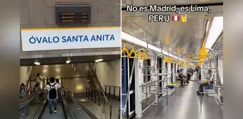 Extranjera queda impresionada con la modernidad en la línea 2 del Metro: “No es Madrid, es Lima” Extranjera queda impresionada con la modernidad en la línea 2 del Metro: “No es Madrid, es Lima”