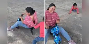 Mujer es viral al recorrer parque en triciclo y negar prestárselo a niños: “¿Quieren? ¡compren!” Mujer es viral al recorrer parque en triciclo y negar prestárselo a niños: “¿Quieren? ¡compren!”
