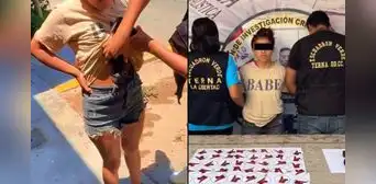 Capturan a 'Barbie' con un arma de fuego y stickers extorsivos de bandas criminales en Trujillo Capturan a 'Barbie' con un arma de fuego y stickers extorsivos de bandas criminales en Trujillo