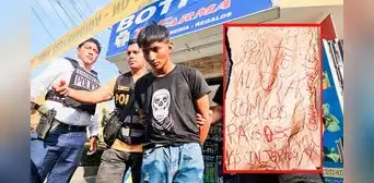 Comas: capturan a integrante de 'Los Injertos del Cono Norte' con explosivo y mensaje extorsivo