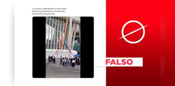 PUCP no retiró bandera LGBTIQ+ de su campus luego de cancelar la obra "María Maricon" de un festival