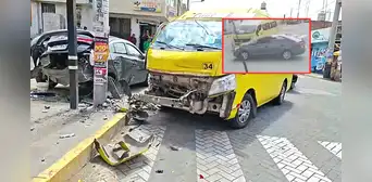 Accidente en Arequipa: una niña y otros 6 heridos tras choque entre auto y combi en Cayma Accidente en Arequipa: una niña y otros 6 heridos tras choque entre auto y combi en Cayma