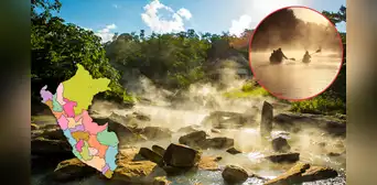 Explorador de National Geographic descubrió en Perú el río hirviente más grande del mundo: temperaturas superan los 90°C Explorador de National Geographic descubrió en Perú el río hirviente más grande del mundo: temperaturas superan los 90°C