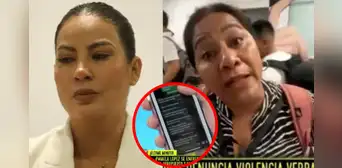 Pamela López denuncia en comisaría a madre de Christian Cueva por violencia verbal y psicológica: "Estoy temblando"