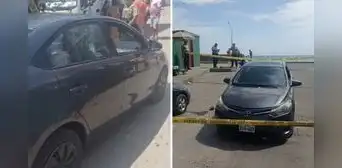 Taxista salva de morir tras rehusarse al robo de su auto en La Perla: sujetos balearon el carro con el abordo