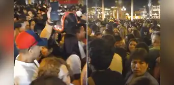 Caos por Aniversario de Lima: registran gran aglomeración de personas durante concierto en Plaza de Armas