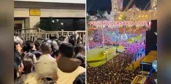 Peruanos derribaron reja en la Plaza de Armas para ingresar a la serenata de Lima: "Mucho caos" Peruanos derribaron reja en la Plaza de Armas para ingresar a la serenata de Lima: "Mucho caos"