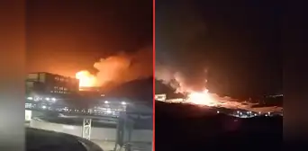Ica: incendio y fuertes explosiones afectan planta de empresa Shougang - Hierro Perú Ica: incendio y fuertes explosiones afectan planta de empresa Shougang - Hierro Perú