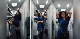 Azafata baila ‘twerking’ para celebrar su contratación, pero su video se hace viral y la despiden: "Un solo momento me costó todo" Azafata baila ‘twerking’ para celebrar su contratación, pero su video se hace viral y la despiden: "Un solo momento me costó todo"