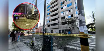 Trujillo: un explosivo detona frente al Ministerio Público y deja hasta 15 inmuebles afectados Trujillo: un explosivo detona frente al Ministerio Público y deja hasta 15 inmuebles afectados