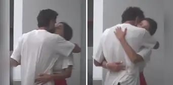 ¿Nuevo romance? Gino Assereto es sorprendido dándose apasionado beso con influencer 'Majo con sabor'