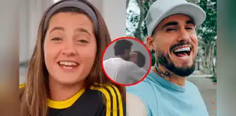 Influencer ‘Majo con sabor’ bromea tras ser vista besándose con Gino Assereto: “Me emborraché”