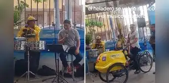 Heladero peruano sorprende al tocar los timbales y usuarios bromean: “La rumba cerca de ti” Heladero peruano sorprende al tocar los timbales y usuarios bromean: “La rumba cerca de ti”