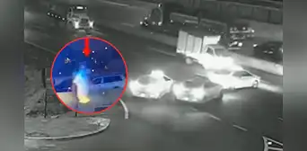 Así recuperaron serenos de Surco una minivan robada en la Panamericana Sur: cámaras captan veloz operativo