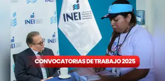 INEI confirma convocatoria para Censos Nacionales 2025: todo lo que se sabe de las más de 40.000 vacantes que se abrirán en Perú