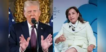 Dina Boluarte invita a Donald Trump a visitar el Perú en medio de crisis por inseguridad