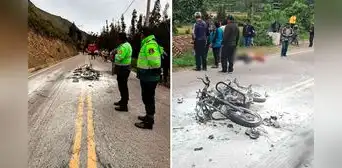 Cusco: motociclista muere al impactar contra un bus interprovincial en Ollantaytambo Cusco: motociclista muere al impactar contra un bus interprovincial en Ollantaytambo