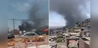 Incendio consume vivienda a cuadras del club metropolitano Huayna Cápac en Villa El Salvador Incendio consume vivienda a cuadras del club metropolitano Huayna Cápac en Villa El Salvador
