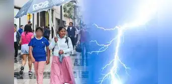 Senamhi advierte fenómeno climático extremo por 24 horas: lluvias y descargas eléctricas afectarán 9 regiones Senamhi advierte fenómeno climático extremo por 24 horas: lluvias y descargas eléctricas afectarán 9 regiones
