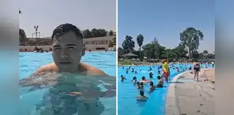 Peruano visita playa artificial de San Juan de Lurigancho por primera vez y comparte su experiencia: “No hay muchos asientos, saturado”