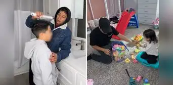 Hombre renunció a su trabajo y ahora su esposa se encarga solo de trabajar: "Soy un papá, amo de casa” Hombre renunció a su trabajo y ahora su esposa se encarga solo de trabajar: "Soy un papá, amo de casa”