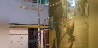 Detonan explosivo en colegio Rene Cruchet en Comas: cámaras captan ataque y huida de delincuentes Detonan explosivo en colegio Rene Cruchet en Comas: cámaras captan ataque y huida de delincuentes