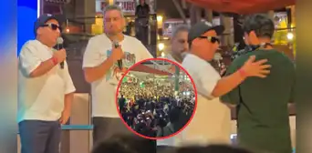Jorge Luna y Ricardo Mendoza paralizan Megaplaza: improvisaron show en vivo para la multitud de asistentes
