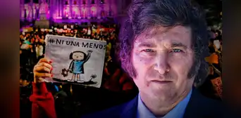 Aumentan casos de violencia de género en Argentina, pero Milei anuncia que eliminará el feminicidio del Código Penal