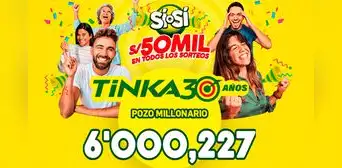 Resultados de La Tinka del domingo 26 de enero: revisa los números ganadores, premios y el Pozo Millonario