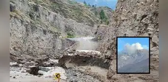 Volcán Ubinas: Alerta en Moquegua por flujo de lodo volcánico que discurre hacia poblados Volcán Ubinas: Alerta en Moquegua por flujo de lodo volcánico que discurre hacia poblados