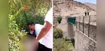 Tragedia en Arequipa: mujer empuja su moto para cruzar puente ferroviario y muere al caer 30 metros Tragedia en Arequipa: mujer empuja su moto para cruzar puente ferroviario y muere al caer 30 metros