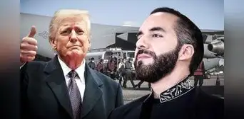 Trump y Bukele negocian acuerdo para deportar migrantes de América Latina a El Salvador bajo plan de "Tercer país seguro" Trump y Bukele negocian acuerdo para deportar migrantes de América Latina a El Salvador bajo plan de "Tercer país seguro"