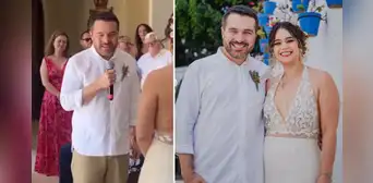 Giacomo Bocchio y su contundente promesa a Brenda Dávila en su boda: "Proveer para el hogar es mi responsabilidad" Giacomo Bocchio y su contundente promesa a Brenda Dávila en su boda: "Proveer para el hogar es mi responsabilidad"