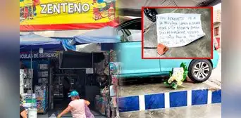 Extorsión en Carabayllo: dejan corona fúnebre y un nota de amenaza a dueña de librería en su vivienda Extorsión en Carabayllo: dejan corona fúnebre y un nota de amenaza a dueña de librería en su vivienda