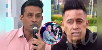 Christian Domínguez incómodo con Christian Cueva por exponer sus conversaciones: "Eso iba a ser privado" Christian Domínguez incómodo con Christian Cueva por exponer sus conversaciones: "Eso iba a ser privado"