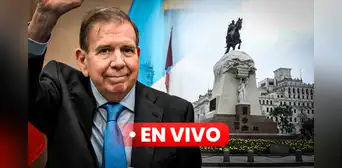 Mitin de Edmundo González en Plaza San Martín, EN VIVO: cientos de venezolanos esperan su discurso en Lima