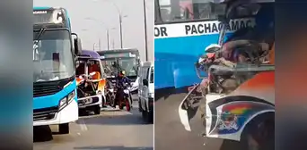 Accidente en la Panamericana Norte: choque entre bus y cúster deja varios heridos y personas atrapadas en Los Olivos Accidente en la Panamericana Norte: choque entre bus y cúster deja varios heridos y personas atrapadas en Los Olivos